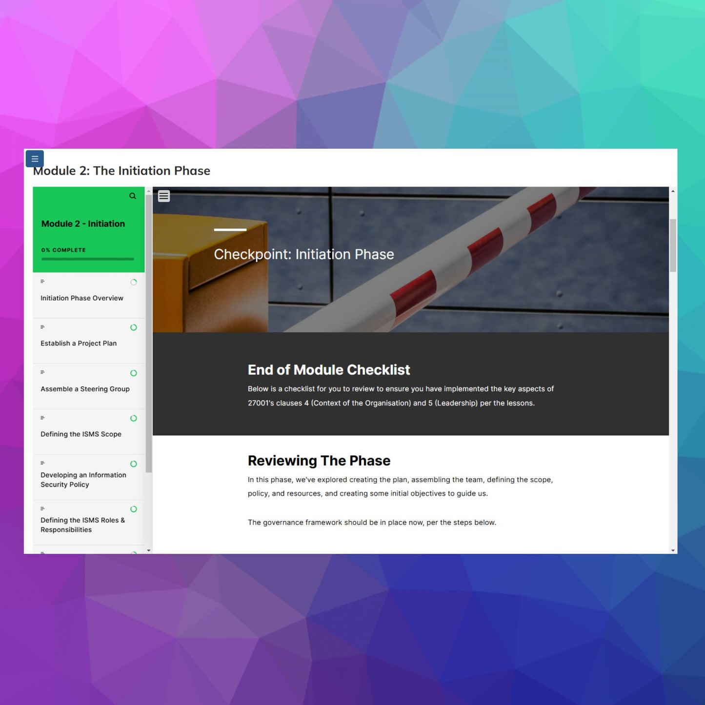 Do-It-Yourself Info Sec (ISO 27001): Full Training & Toolkit