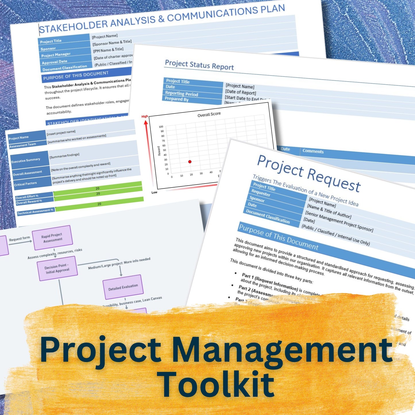 Project Management Toolkit (47 Templates)